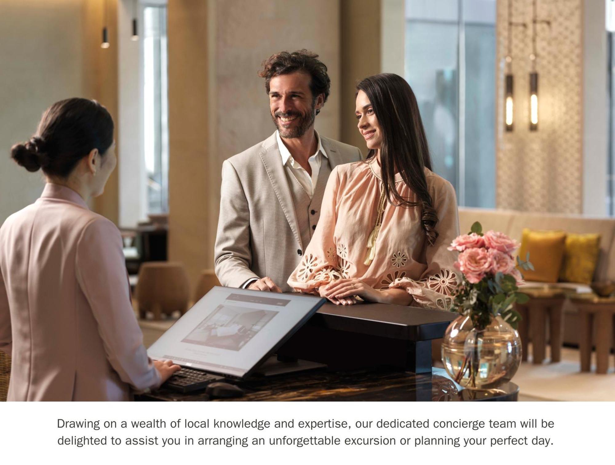 Intercontinental Ras Al Khaimah Mina Al Arab Resort & Spa By Ihg Eksteriør bilde Concierge